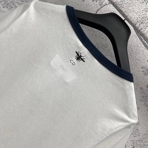 【ディオール】ディオリビエラ Tシャツ 偽物 コットンジャージー （ホワイト） 443T27A